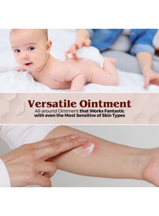 MEDca Vitamin A & D Diaper Rash Ointment- Protectant Cream For Sensitive Baby Skin - Lanolin & Petrolatum Formula, Dry-Cracked Hands/Feet/Face Skin, 4oz Tube, Pack of 6 - Image 5